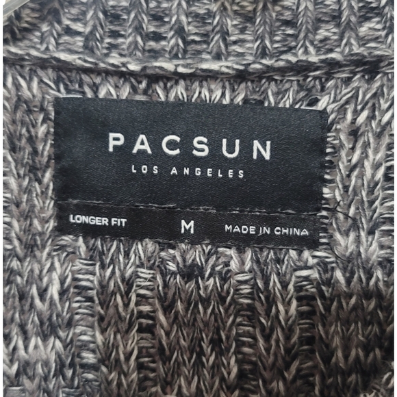 *NWT* PACSUN - Medium Black and White Knit Sweater - Picture 3 of 5